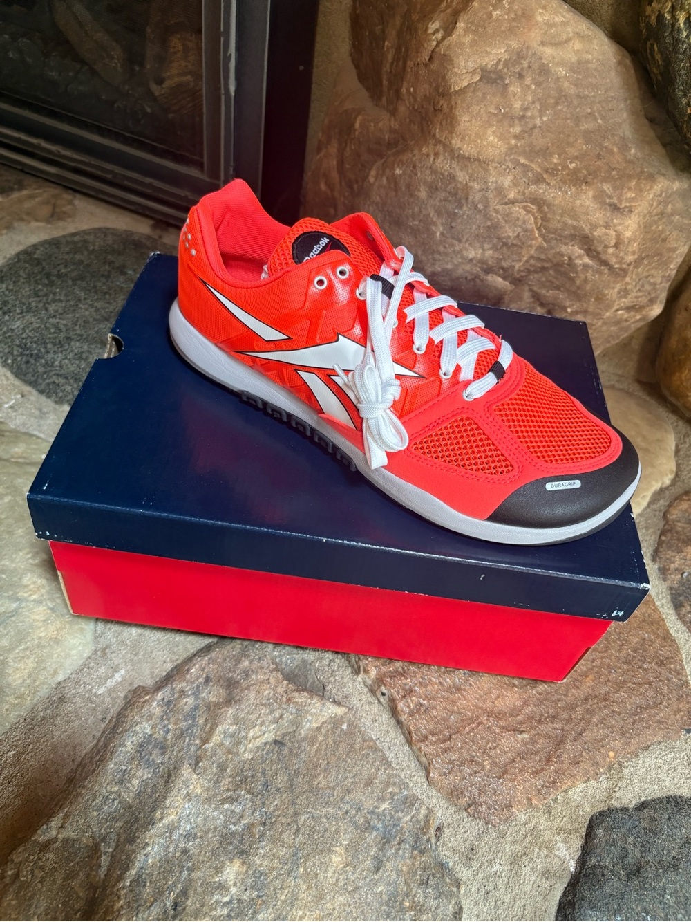 Reebok Men’s Athletic Shoe - Red with White Accents